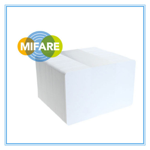 MIFARE ULTRALIGHT white PVC card with HICO 4000 OE 